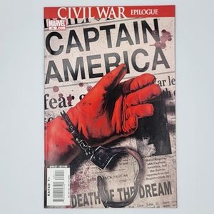 Marvel Cilvil War Epilogue Captain America Direct Edition #25